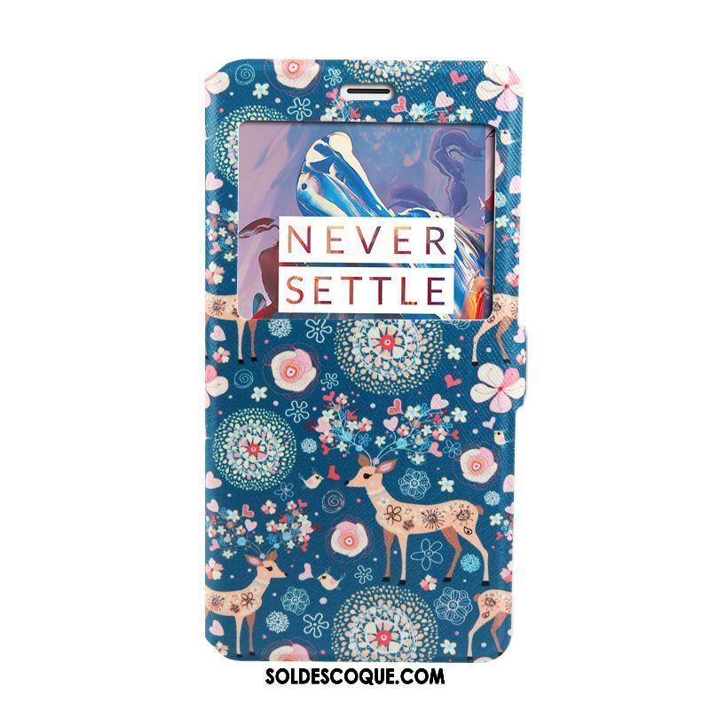 Coque Oneplus 3t Rose Protection Étui Incassable Étui En Cuir Pas Cher