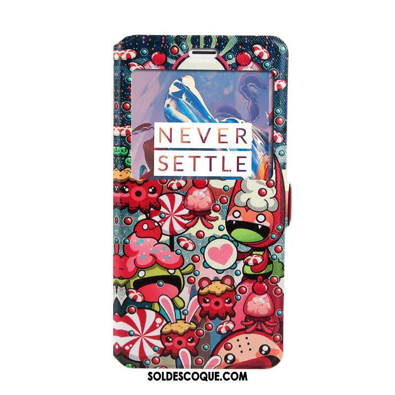 Coque Oneplus 3t Rose Protection Étui Incassable Étui En Cuir Pas Cher