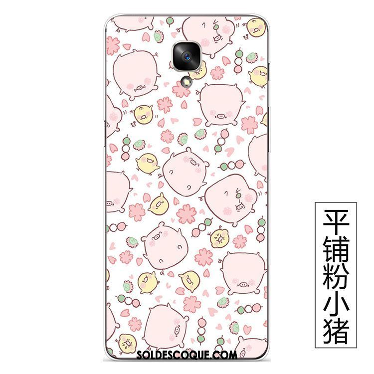 Coque Oneplus 3t Téléphone Portable Charmant Petit Rose Fluide Doux France