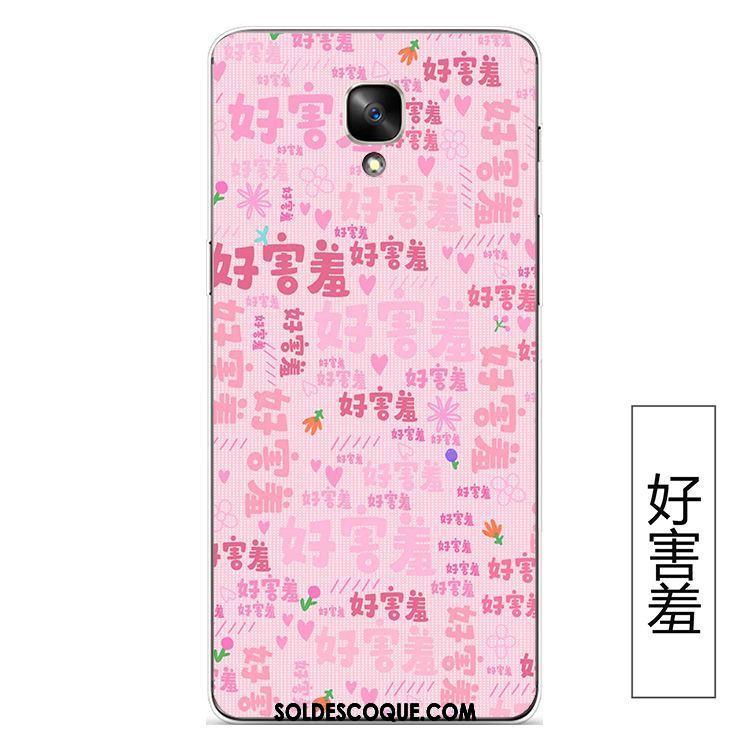 Coque Oneplus 3t Téléphone Portable Charmant Petit Rose Fluide Doux France