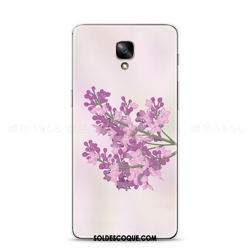 Coque Oneplus 3t Téléphone Portable Vert Vintage Fleur Personnalité Soldes