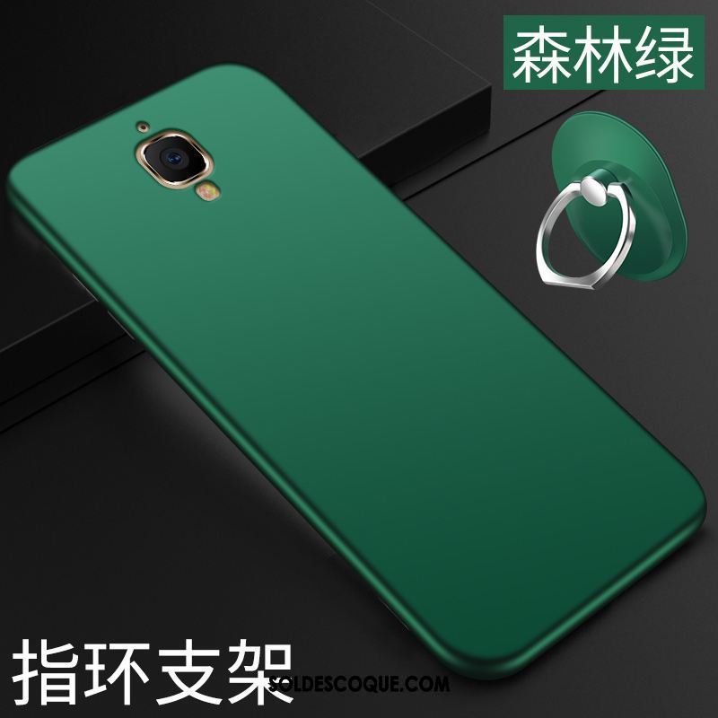 Coque Oneplus 3t Vert Protection Délavé En Daim Fluide Doux Téléphone Portable En Ligne