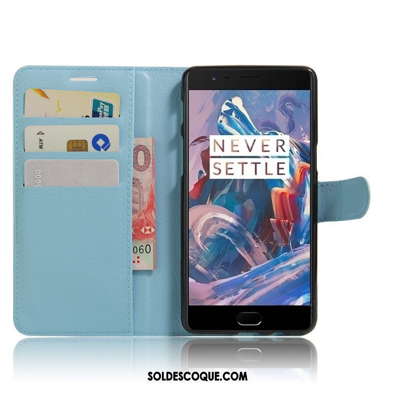 Coque Oneplus 3t Étui Portefeuille Protection Carte Téléphone Portable Pas Cher