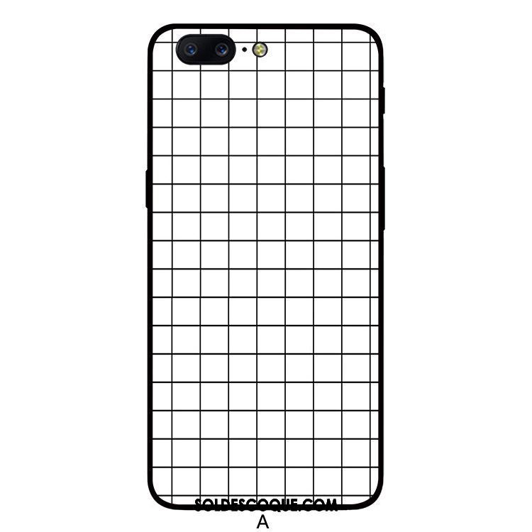 Coque Oneplus 5 Blanc Délavé En Daim Téléphone Portable Tendance Silicone En Ligne