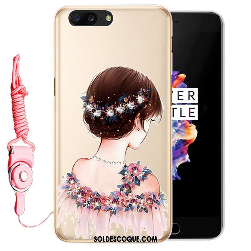 Coque Oneplus 5 Blanc Légère Téléphone Portable Fluide Doux Tout Compris Soldes