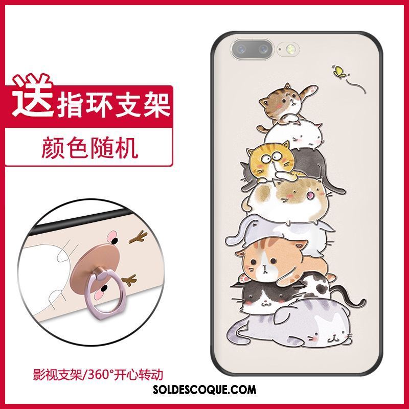 Coque Oneplus 5 Dessin Animé Rose Protection Incassable Créatif France