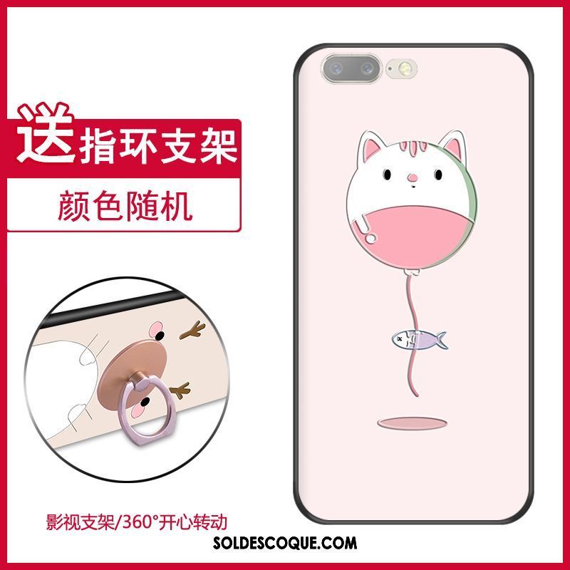 Coque Oneplus 5 Dessin Animé Rose Protection Incassable Créatif France