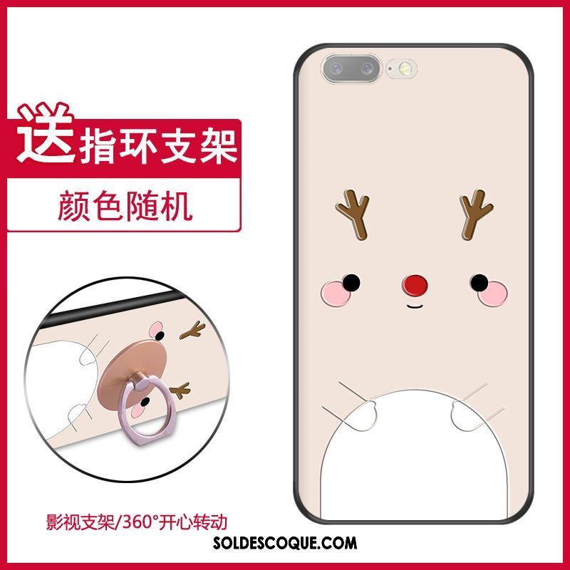 Coque Oneplus 5 Dessin Animé Rose Protection Incassable Créatif France