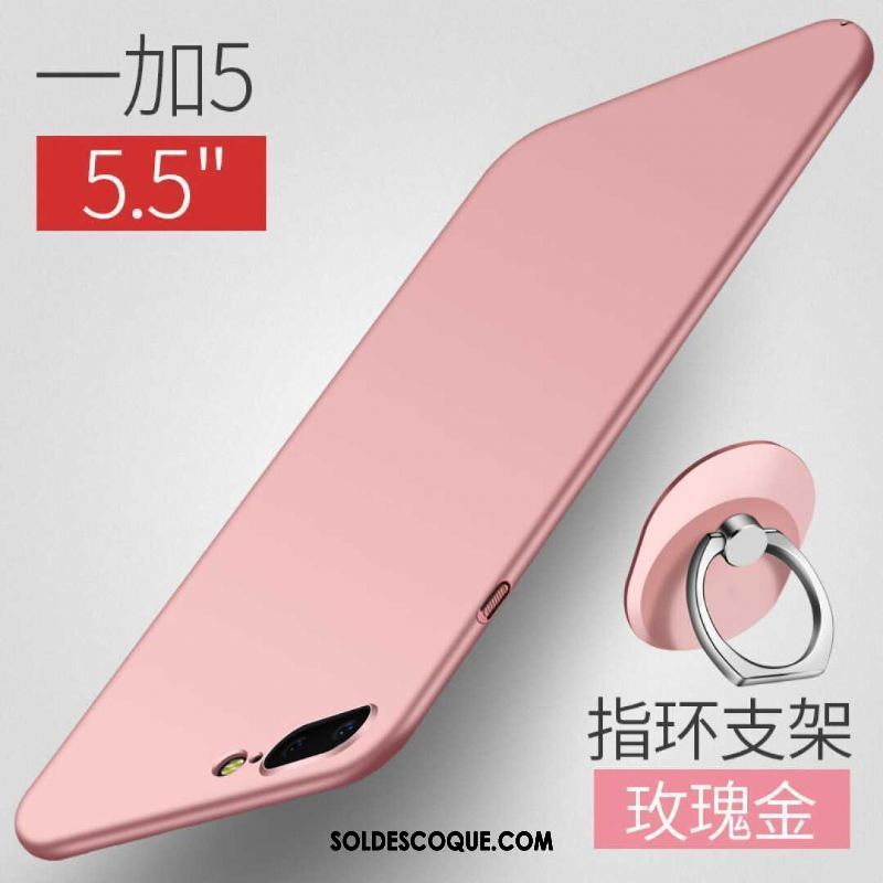 Coque Oneplus 5 Difficile Silicone Rouge Tout Compris Délavé En Daim France