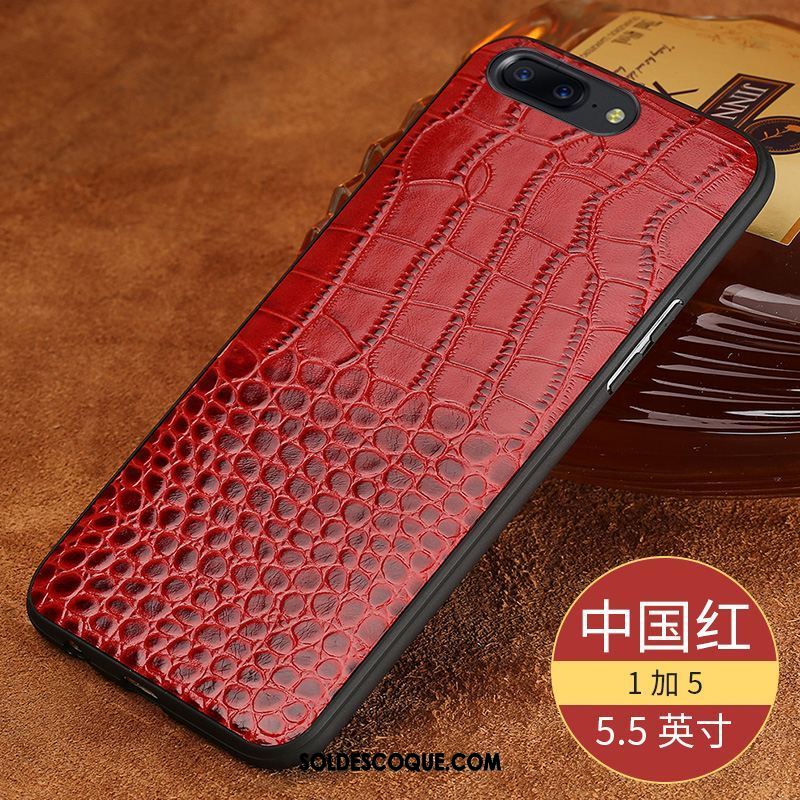 Coque Oneplus 5 Rouge Téléphone Portable Créatif Incassable Marque De Tendance En Ligne