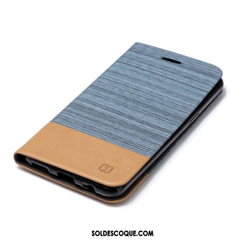 Coque Oneplus 5 Téléphone Portable Fluide Doux Toile Modèle Fleurie Denim Housse France