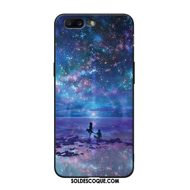 Coque Oneplus 5 Téléphone Portable Tout Compris Personnalisé Ciel Étoilé Rose Housse Soldes