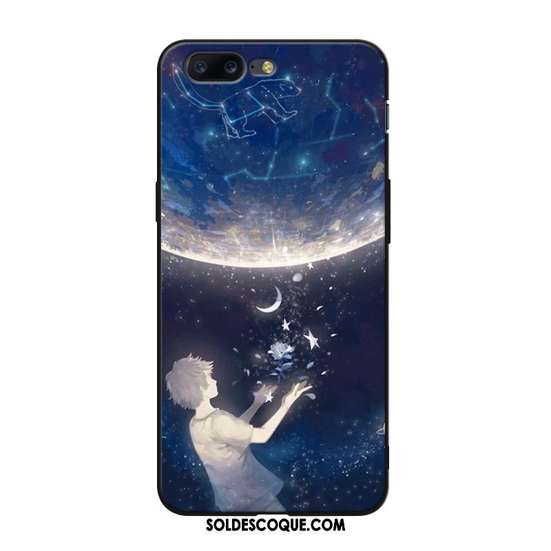 Coque Oneplus 5 Téléphone Portable Tout Compris Personnalisé Ciel Étoilé Rose Housse Soldes