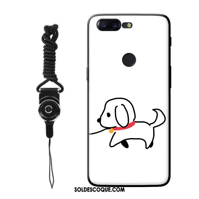 Coque Oneplus 5t Créatif Amoureux Téléphone Portable Blanc Personnalité Housse Soldes