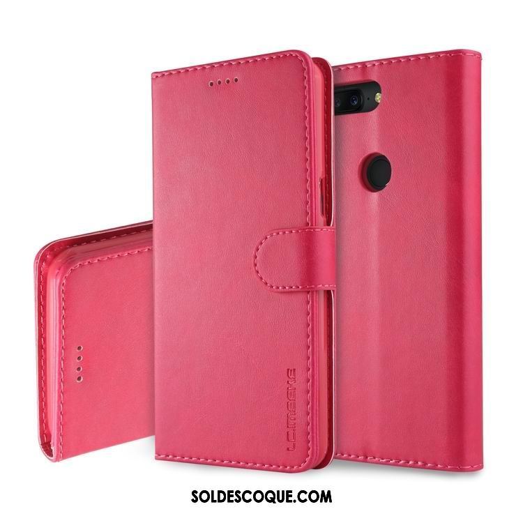 Coque Oneplus 5t Cuir Véritable Protection Étui Tout Compris Fluide Doux Pas Cher