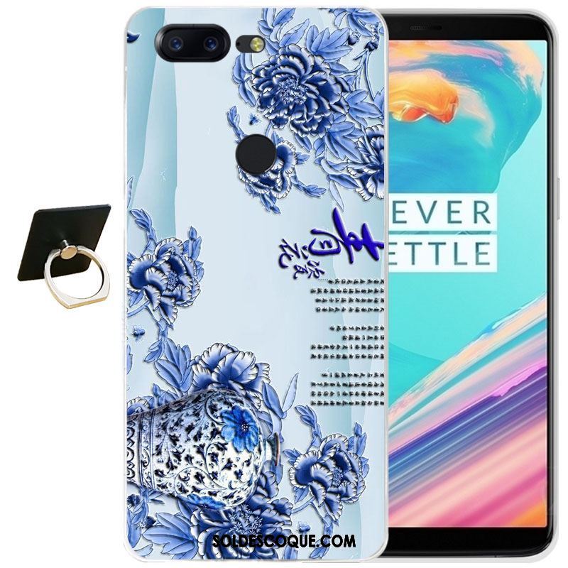 Coque Oneplus 5t Fluide Doux Silicone Étui Transparent Dessin Animé Pas Cher