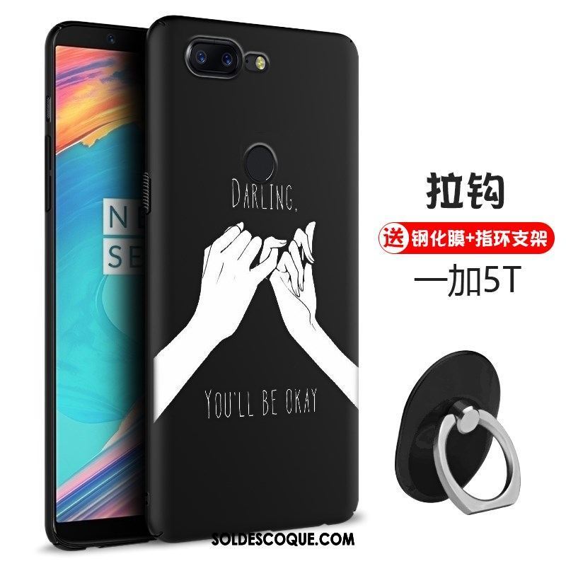 Coque Oneplus 5t Gaufrage Téléphone Portable Incassable Protection Dimensionnel Housse Soldes