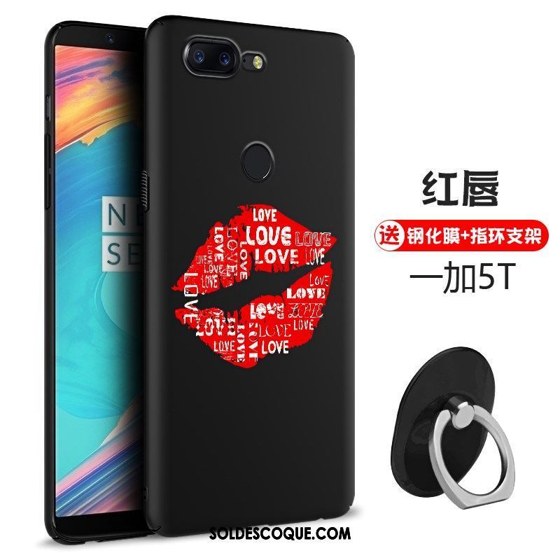 Coque Oneplus 5t Gaufrage Téléphone Portable Incassable Protection Dimensionnel Housse Soldes