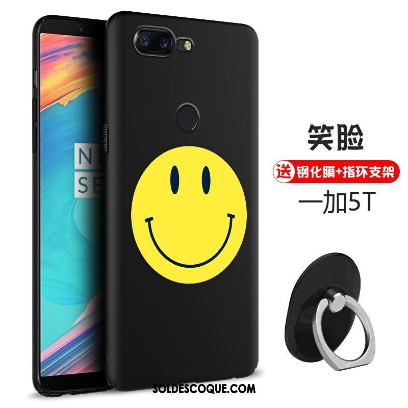 Coque Oneplus 5t Gaufrage Téléphone Portable Incassable Protection Dimensionnel Housse Soldes