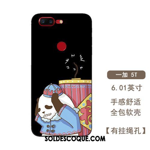 Coque Oneplus 5t Noir Personnalité Style Chinois Mignonne Amoureux France