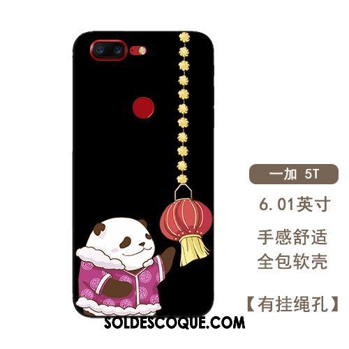 Coque Oneplus 5t Noir Personnalité Style Chinois Mignonne Amoureux France