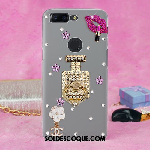 Coque Oneplus 5t Ornements Suspendus Strass Étui Fluide Doux Téléphone Portable Housse En Vente