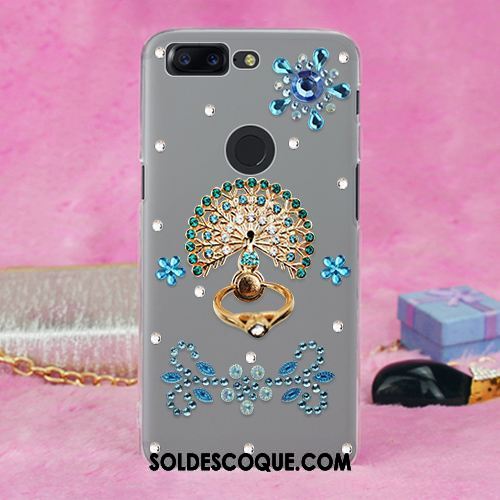 Coque Oneplus 5t Ornements Suspendus Strass Étui Fluide Doux Téléphone Portable Housse En Vente