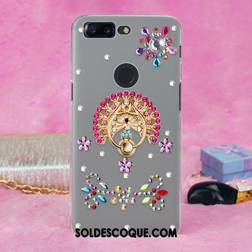 Coque Oneplus 5t Ornements Suspendus Strass Étui Fluide Doux Téléphone Portable Housse En Vente