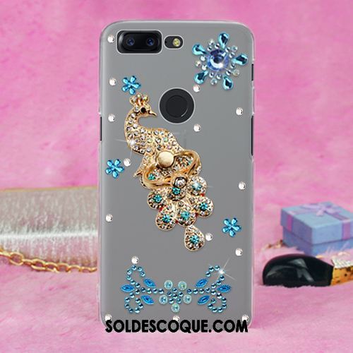 Coque Oneplus 5t Ornements Suspendus Strass Étui Fluide Doux Téléphone Portable Housse En Vente