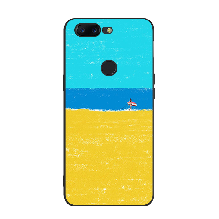 Coque Oneplus 5t Paysage Étui Plage Téléphone Portable Protection Pas Cher