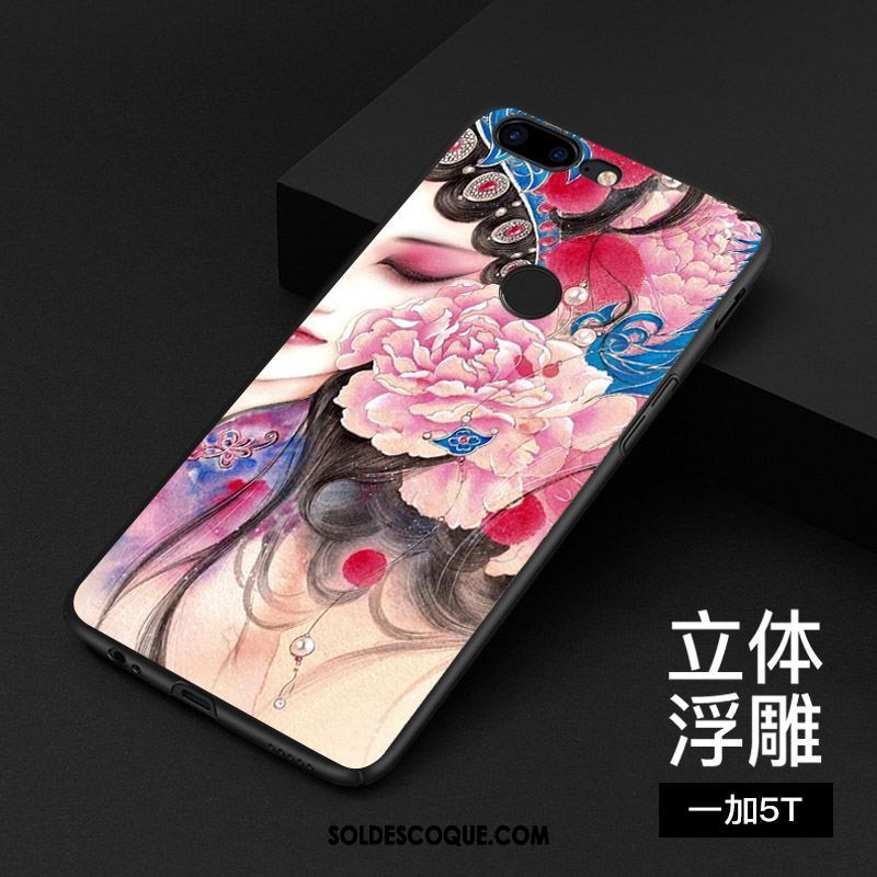 Coque Oneplus 5t Tout Compris Créatif Étui Dimensionnel Protection Soldes