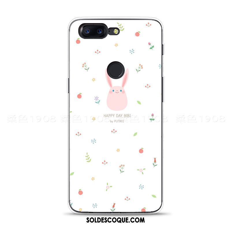 Coque Oneplus 5t Tout Compris Frais Rose Silicone Art En Vente