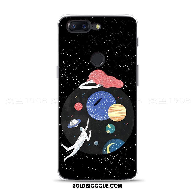 Coque Oneplus 5t Tout Compris Gaufrage Mois Fluide Doux Art Pas Cher