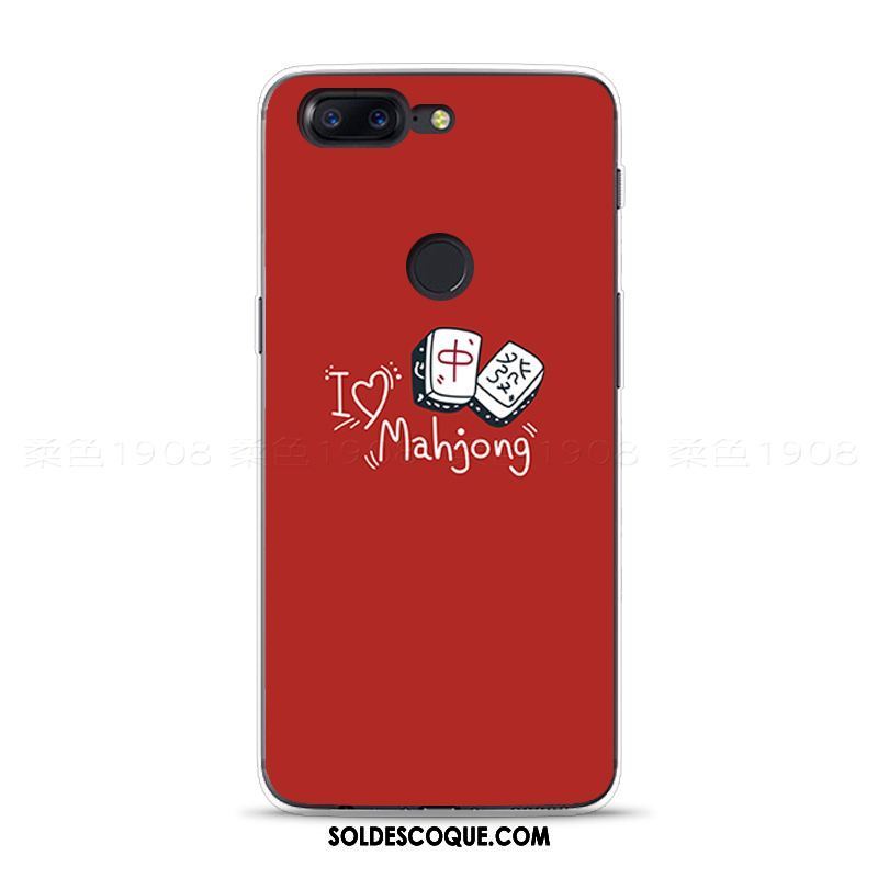 Coque Oneplus 5t Téléphone Portable Drôle Personnalité Étui Rouge France