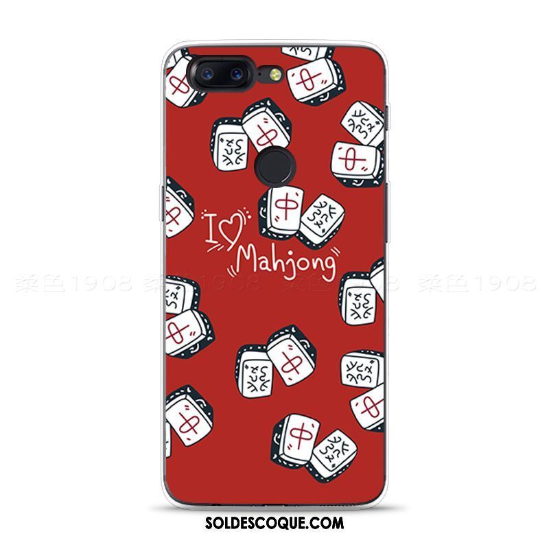 Coque Oneplus 5t Téléphone Portable Drôle Personnalité Étui Rouge France