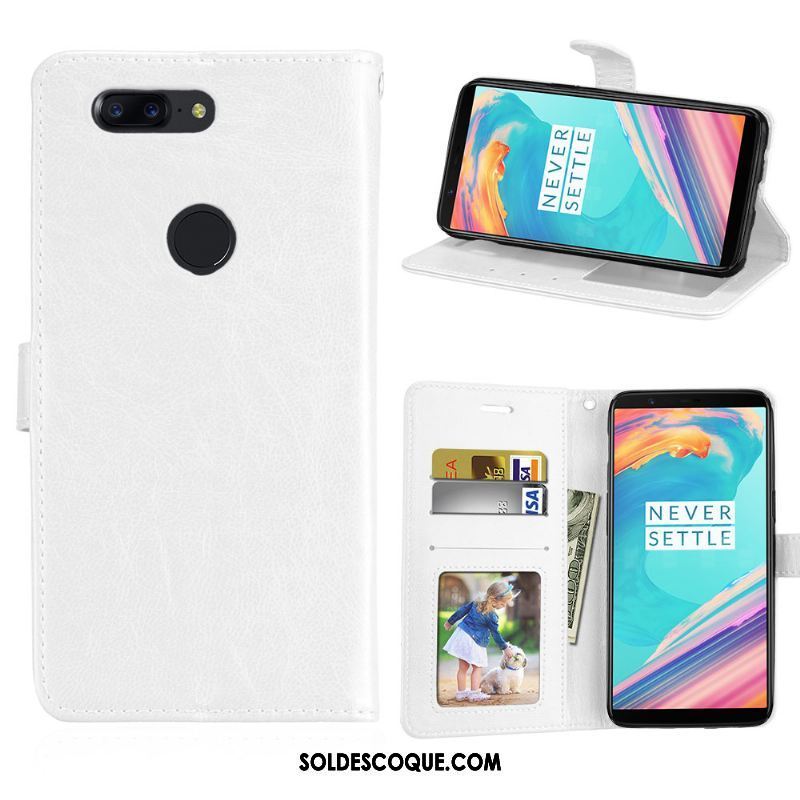 Coque Oneplus 5t Téléphone Portable Silicone Portefeuille Vert Protection En Ligne