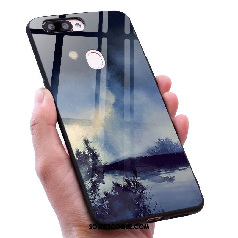 Coque Oneplus 5t Verre Trempé Europe Miroir Créatif Vent Soldes