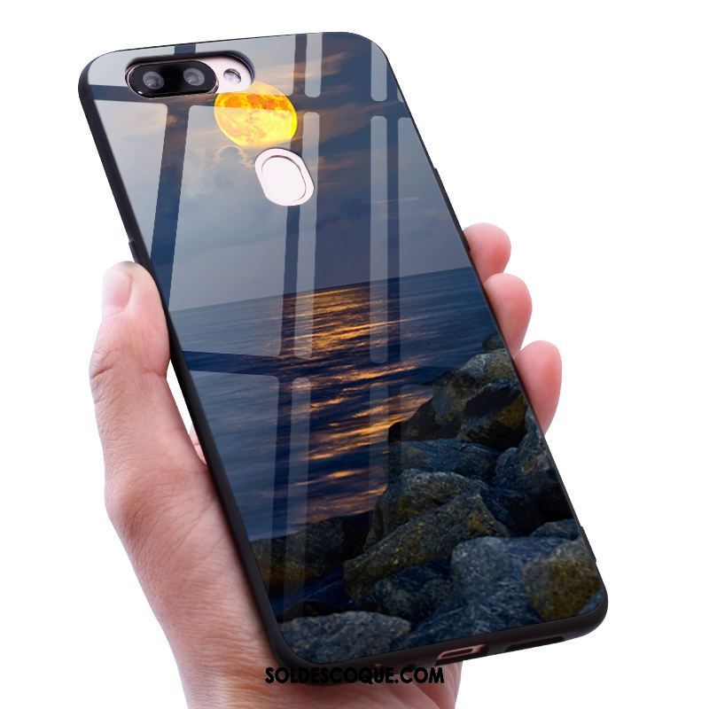 Coque Oneplus 5t Verre Trempé Europe Miroir Créatif Vent Soldes