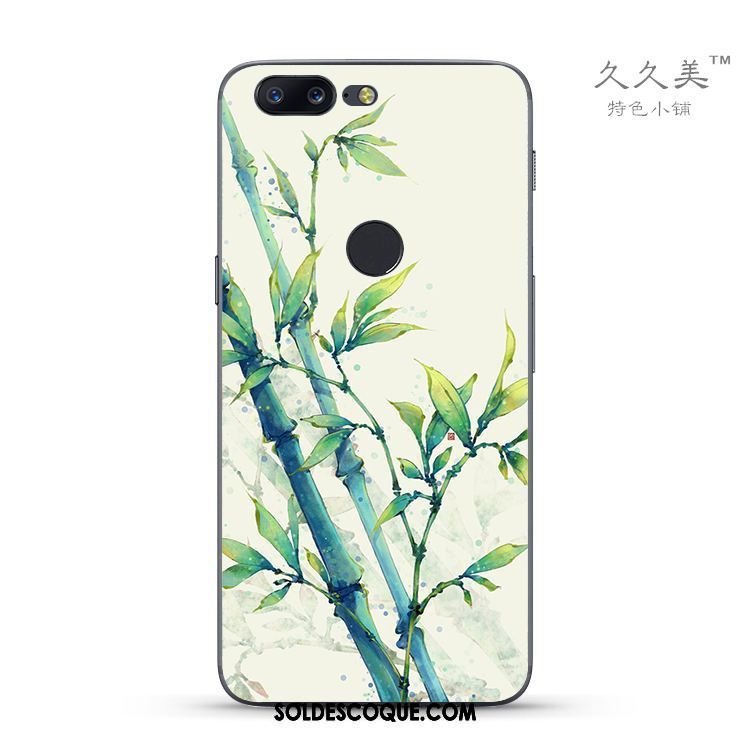 Coque Oneplus 5t Vert Téléphone Portable Tout Compris Art Incassable Pas Cher