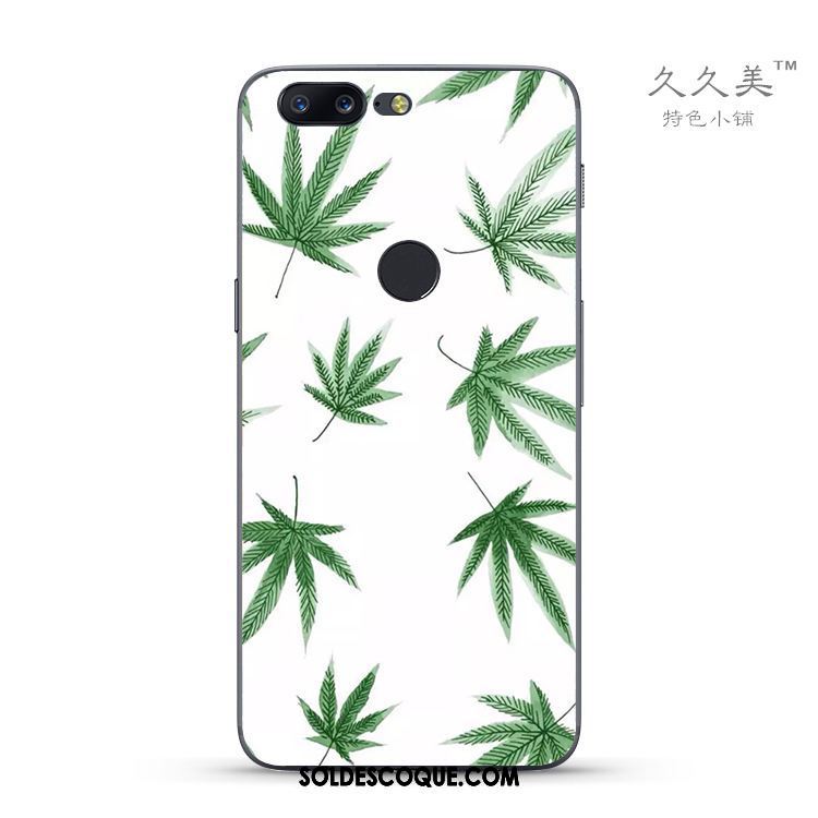 Coque Oneplus 5t Vert Téléphone Portable Tout Compris Art Incassable Pas Cher