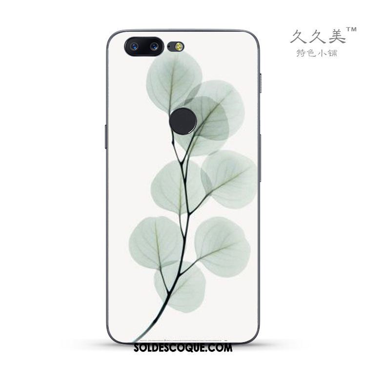 Coque Oneplus 5t Vert Téléphone Portable Tout Compris Art Incassable Pas Cher