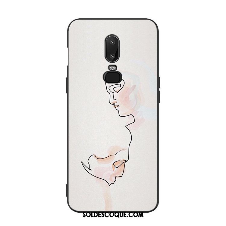 Coque Oneplus 6 Abstrait Créatif Silicone Téléphone Portable Incassable Housse Pas Cher