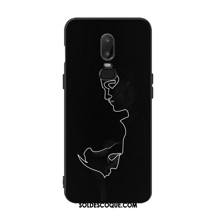 Coque Oneplus 6 Abstrait Créatif Silicone Téléphone Portable Incassable Housse Pas Cher