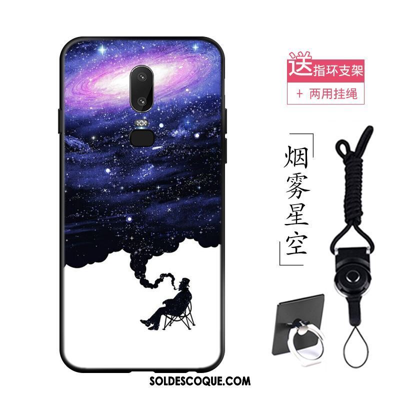 Coque Oneplus 6 Ciel Étoilé Protection Haute Créatif Silicone Pas Cher