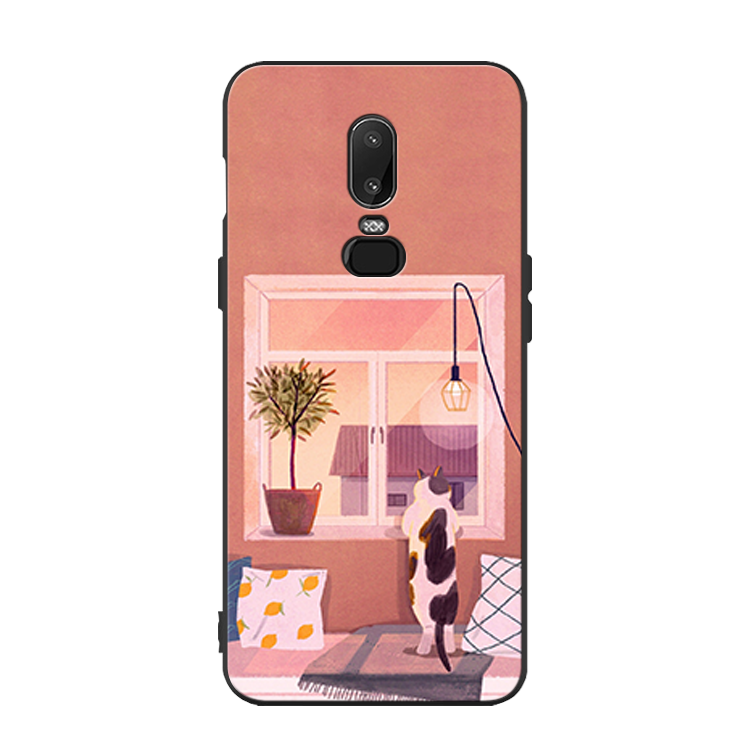 Coque Oneplus 6 Créatif Silicone Fluide Doux Dessin Animé Personnalité Soldes