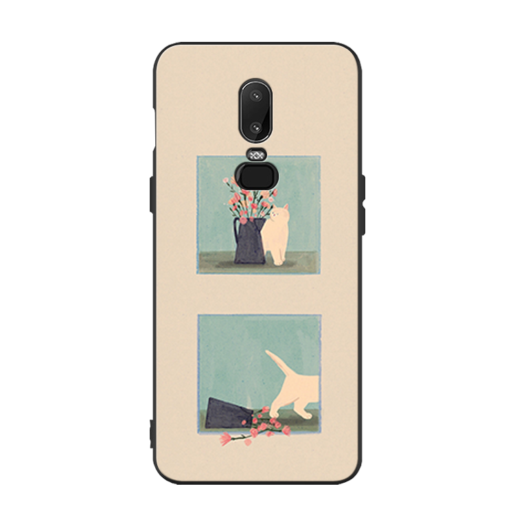 Coque Oneplus 6 Créatif Silicone Fluide Doux Dessin Animé Personnalité Soldes