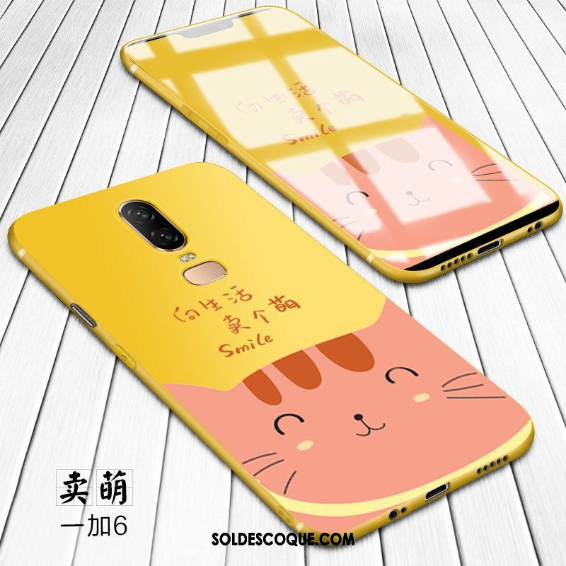 Coque Oneplus 6 Dessin Animé Téléphone Portable Tendance Charmant Personnalité En Ligne