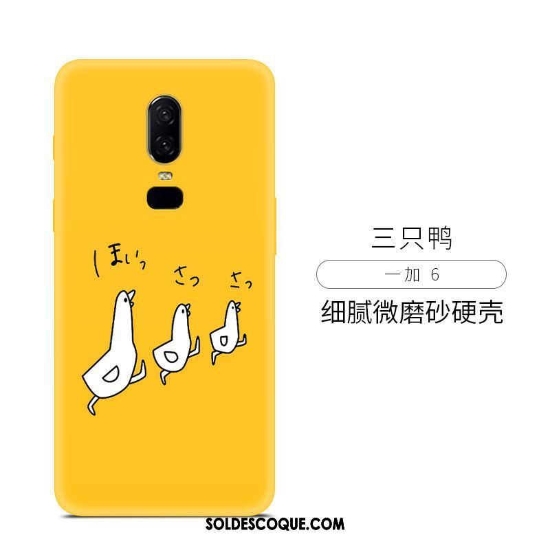 Coque Oneplus 6 Délavé En Daim Personnalité Charmant Amoureux Étui Housse France