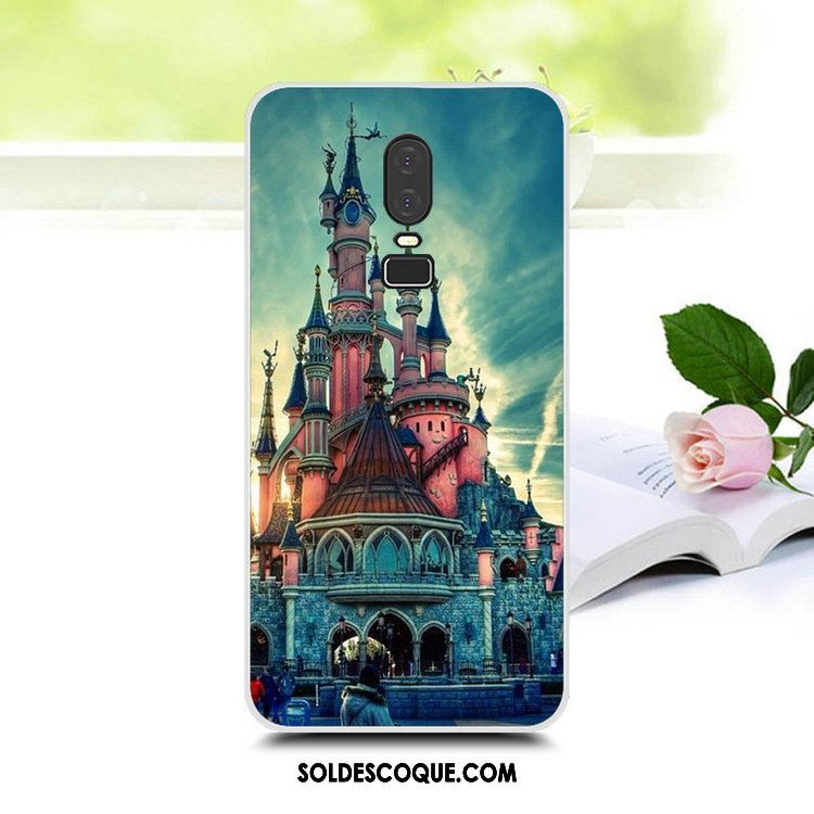 Coque Oneplus 6 Fluide Doux Personnalité Téléphone Portable Protection Étui France