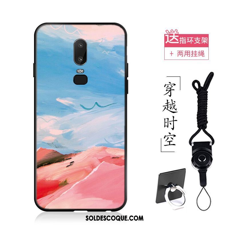 Coque Oneplus 6 Incassable Créatif Étui Marque De Tendance Protection Soldes